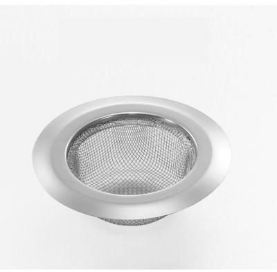 China Modern Wide Stainless Steel Mesh Floor Drain Sewer Kitchen Filter Mesh Bathroom Sink Mesh Side Drain for sale