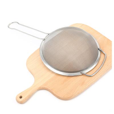 China Good Sustainable Oil Filtering Easy To Clean Fine Mesh Stainless Steel Strainer For Kitchen for sale