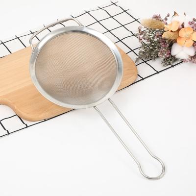 China Sustainable Quality Oil Filter Tool Wire Mesh Kitchen Stainless Steel Strainers Spoon for sale