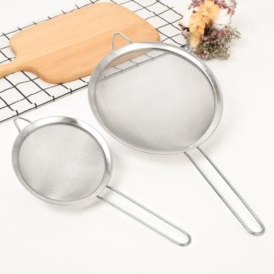 China Food Grade Multi Function Stainless Steel Sustainable Frying Oil Frying Skimmer Mesh Strainer Set for sale