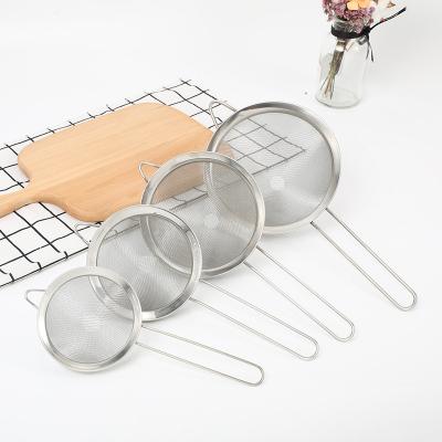 China China Stainless Steel Long Handle Stainless Steel Colander for sale