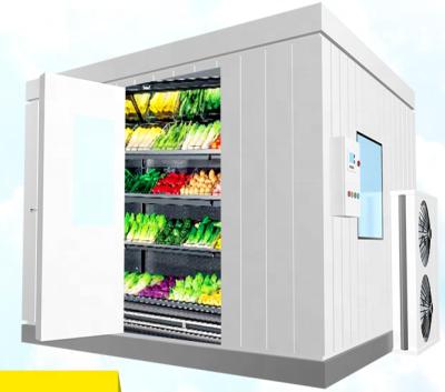 China Dual-temperature solar power vegetable and fruit used cold room for sale for sale