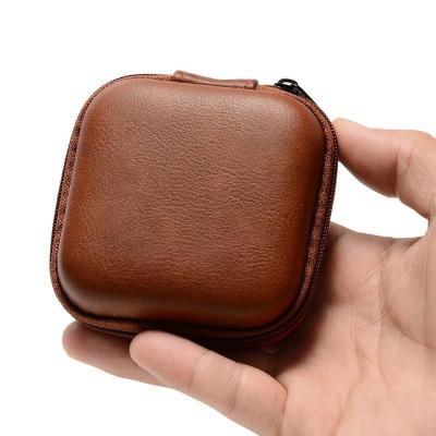 China Cheap Case Dustproof Shockproof Waterproof EVA Hard Carrying Earphone Pouch Earphone Mini Cute Hot Sale Zipper for sale