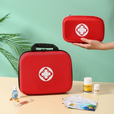 China Wholesale CE High Quality Emergency Bag Eva First Aid Kit Red Hard Carrying Medical Case Dustproof Shockproof Waterproof for sale