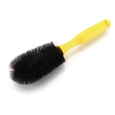 China Unfoldable Soft Car Wash Wheel Brush With Handle / Auto Wheel Cleaning Brushes / Tire Wash Remover for sale