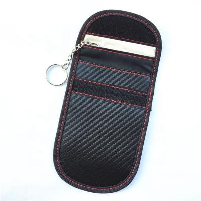 China NATIONAL Keyless faraday cage car key entry protector rfid blocker fob pocket/auto keyfob rfid key signal blocking bag booster for sale