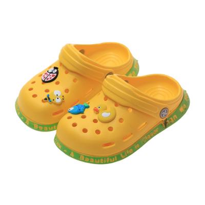 China Round EVA Children's Slippers With Soft Bottom Baotou Indoor Sandals And Slippers For Boys And Girls In Summer for sale