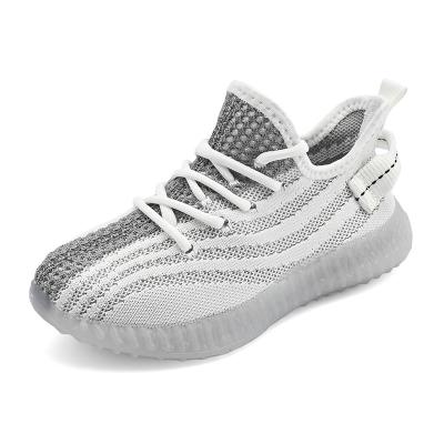 China Massage Children's Coconut Shoes Men's And Women's Big Kids Fly All-match Breathable Student Mesh Woven Sports Casual Shoes for sale