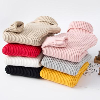 China Hot Selling Anti-Shrink Toddler Boys Girls Turtle Neck Sweater Sweater Kids Boys Turtle Neck Ribbed Turtle Neck Cable Knit Sleeve Sweater for sale