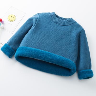 China Hot Selling Anti-Shrink Jumper Coat Toddler Girl Thick Baby Boy Kids Mink Cashmere Sweater Pullovers Winter Jacket Children 9M-5Years for sale