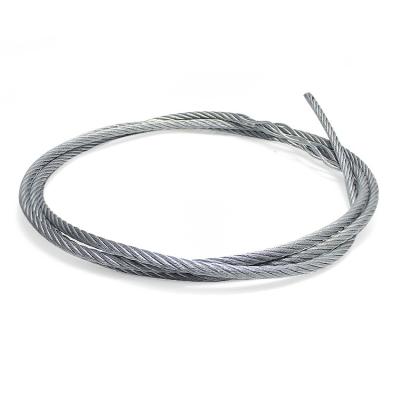 China Mining 7*19 Galvanized Steel Wire Rope High Tensile Strength Rope 1-10 Mm for sale