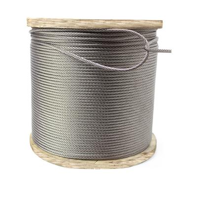 China Construction Stainless Steel Wire Rope Factory Price SUS 304 Cable 7*7 1.5mm 2.0mm 3mm for sale