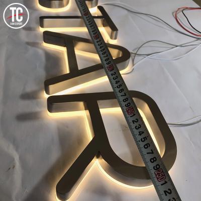 China Indoor Outdoor Buildings 4000K Bank Led Backlit Channel Letters Sign for sale