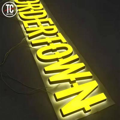 China Outdoor 3D Buildings Lighting Acrylic LED Channel Letter Bread Store LOGO Sign for sale