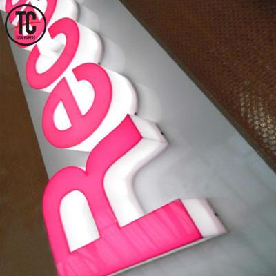 China Custom Acrylic Buildings Shenzhen Factory LED 3d Channel Letter Sign For Store for sale