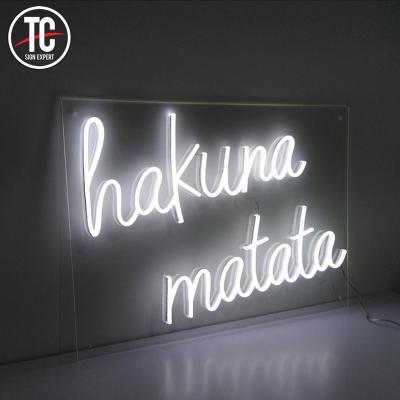 China Indoor / Outdoor Led Neon Sign Chain Stores Wall Mount Custom Size And Custom Colors for sale