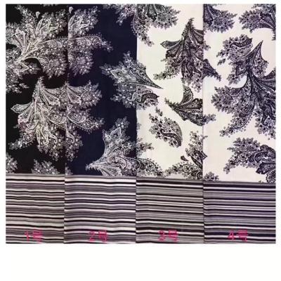 China Sustainable Floral Design High Quality Textiles Ready Made Printing Simple Rayon Fabric for sale