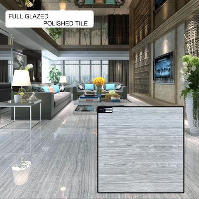 China Glazed Metallic Tiles 600x600 Polished Glazed Porcelain Ceramic Floor Tile for sale