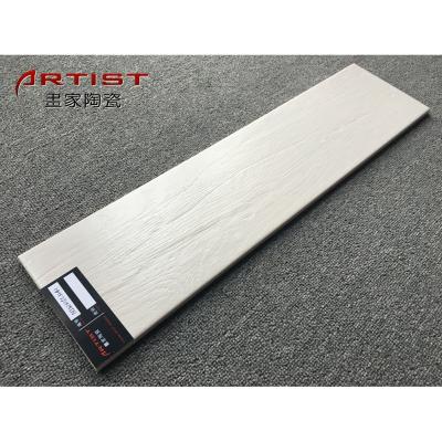 China Glazed Porcelain Look Plank Tiles 150x600 Wood Grain Tiles Wood Tile for sale