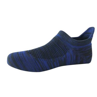 China Factory direct ruffled woven sock mens casual shoe parts thongs shoes upper for sale