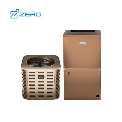 China Intelligent defrosting program ZERO Brand 15 SEER2 Ceiling Air Conditioning Air Handler Unit Duct Split Condenser Light Commercial Air Conditioner for sale