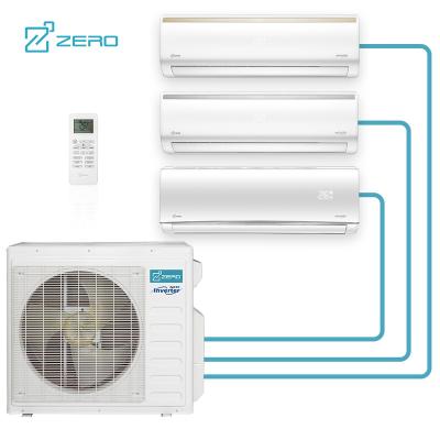 China Heat pump ZERO Brand Z-MAX 32000 Btu Multi Zone System Air Conditioners Split Heat Pump Inverter Multi Zone Split Air Conditioner for sale