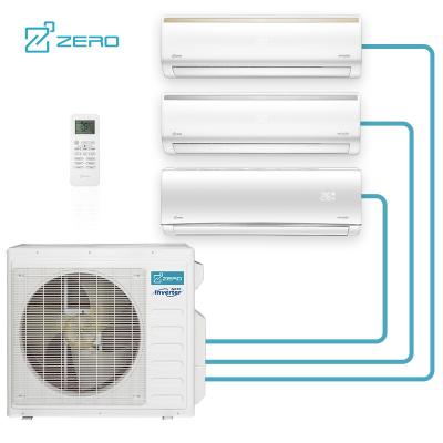 China Heat pump ZERO Brand Z-MAX 35000 Btu Multi Zone System Air Conditioners Heat Pump Inverter Multi Zone Split Air Conditioner for sale