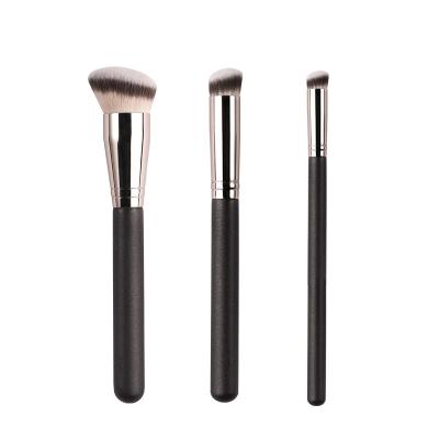 China Meikapu Soft Hair 170/270/Single Round Facial Hair Foundation Soft Head Cosmetic Brush Angled Makeup Brush for sale