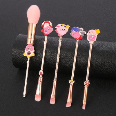 China Makes Apply Makeup Makes Apply Makeup Makup Brushes 5 Piece Cartoon Anime Harajuku Sailor Moon Kirby Cat Lovely Cosplay Party Eyeshadow Makeup Brush for sale