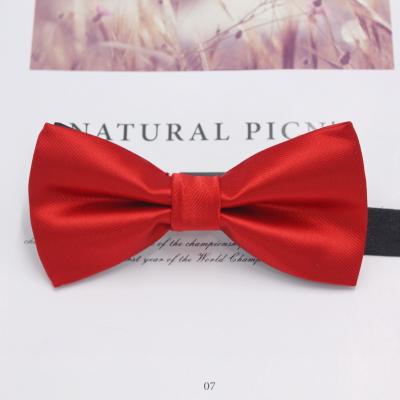 China Classic Woven Bow Tie Checked Jacquard Jacquard Microfiber 100% Handmade Adjustable Pre Tied Bow Ties for sale