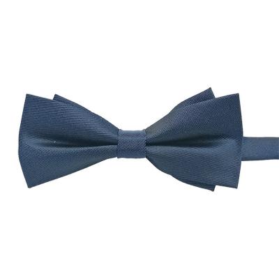 China Wholesale Good Quality Solid Color China Jacquard Bow Tie Supplier Silk Bow Tie For Men for sale