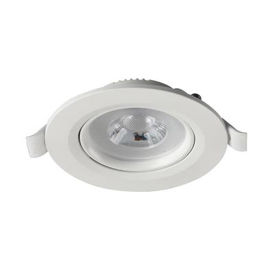 China High Quality 100-110lm/w Durable Using China White Plastic Smd Downlight for sale