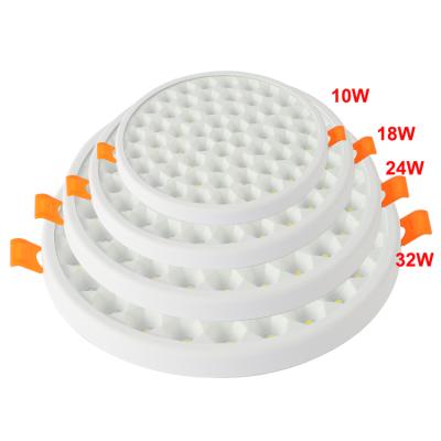 China 10w 18w Modern Led Aluminum Honeycomb Game Room Lighting Round Panel Light for sale