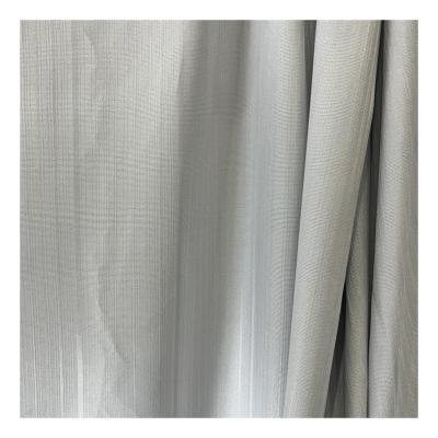 China Breathable CC-D324 Ready To Ship Hot Sale Warp Curtain Voile Fabric Soft Tulle Knitting Fabric For Living Room for sale