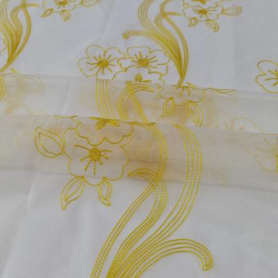 China HIGH QUALITY CURTAIN AND FABRIC in waterproof CC-21-180 SAIL BASE CHARIN-YARN EMBROIDERY for sale