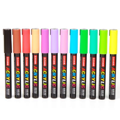 China Cheap Price Single Sided Writing Waterproof Marker Acrylic Marker Pens Acrylic Permanent Marker Pens for sale