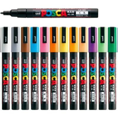 China Marker Pen Posca Paint Marker FULL RANGE Package Set Mitsubishi Poster Uni Color ALL COLOR Marking Pen Fine Point caneta de lapiz for sale