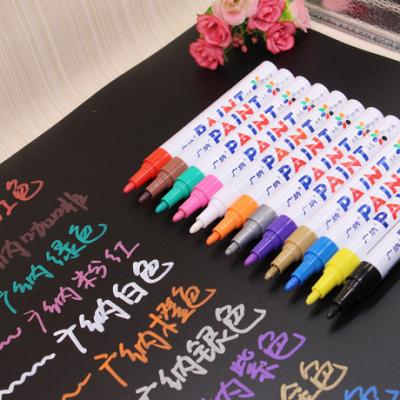 China Waterproof Marker OEM Paint Magic Marker Parks Logo Marker Customized Waterproof Marker Non-toxicOil Based Pen for sale