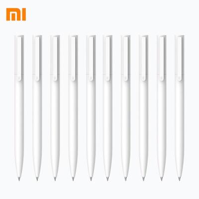 China Office Ballpoint Pen Original Xiaomi Mijia Gel Pen 9.5mm Signature Pen PREMEC Smooth Swiss Refill MiKuni Japan Best Ink MI Pen (Black/Blue) for sale