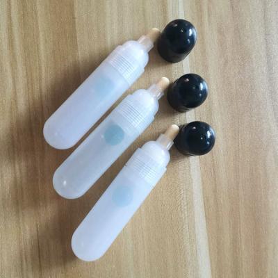 China Pain Containers Alcohol Press Container 8mm Soft Marking Refillable Tip Marcador Empty Alcohol Marker Pen for sale