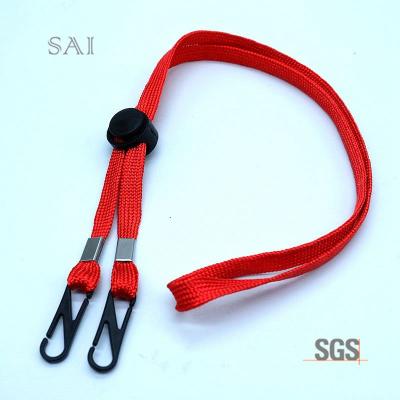 China Face Masking Printing Lanyard Masking Face Keychain Double Clip Wholesale With Safety Snap Away Custom Lanyard for sale