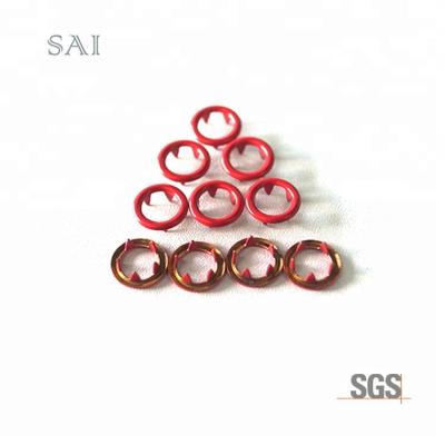 China Custom Paint Dry Cleaning 4 Parts Strong Fork Instant Paint Ring Snap Button Button for sale