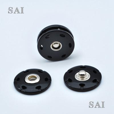 China New Fashion Style Metal Snap Colored Invisible Round Dry Cleaning Button for sale