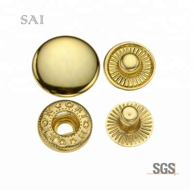 China 488# 20mm Sustainable Factory Wholesale Custom Logo 4 Part Spring Snap Button for sale