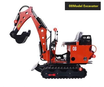 China Mini Excavator Machine de aluminio TS16949 pequeño Mini Excavators en venta