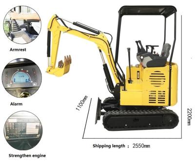 China Heavy Duty Construction Excavator FM20 With 1980kg Capacity / 2.5 Meters Arm Length en venta