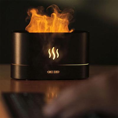 China Smell Comfortable Top Selling Flame Custom Flame Essential Oil Diffuser Electric Cool Mist Air Fragrance Aroma Diffuser for sale