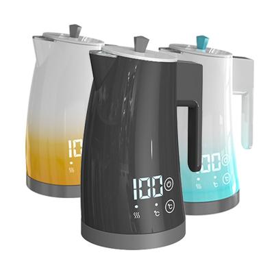 China Keep Hot 1.7L 304 Stainless Steel Inside 1500W Fast-Boiling Water Heater Electric Water Kettles For Tea And Coffee for sale