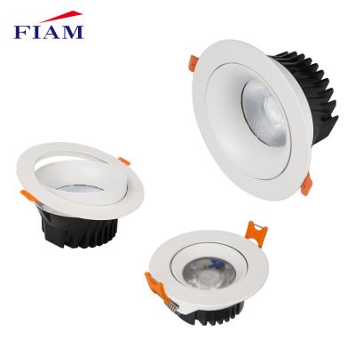 China Indoor trade show aluminum 3w 5w 12w 18w 30w cob around borderless indoor led light for sale