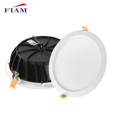 China Round Shape Modern Aluminum Housing 6w 9w 15w 18w 24w 36w Ceiling Led Downlight for sale